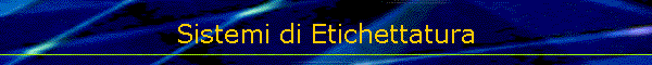 Sistemi di Etichettatura