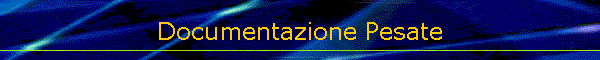 Documentazione Pesate