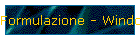 Formulazione - Windows CE