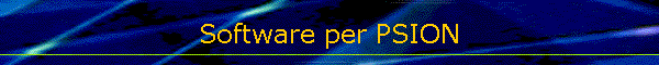 Software per PSION