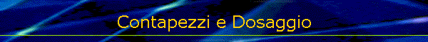 Contapezzi e Dosaggio